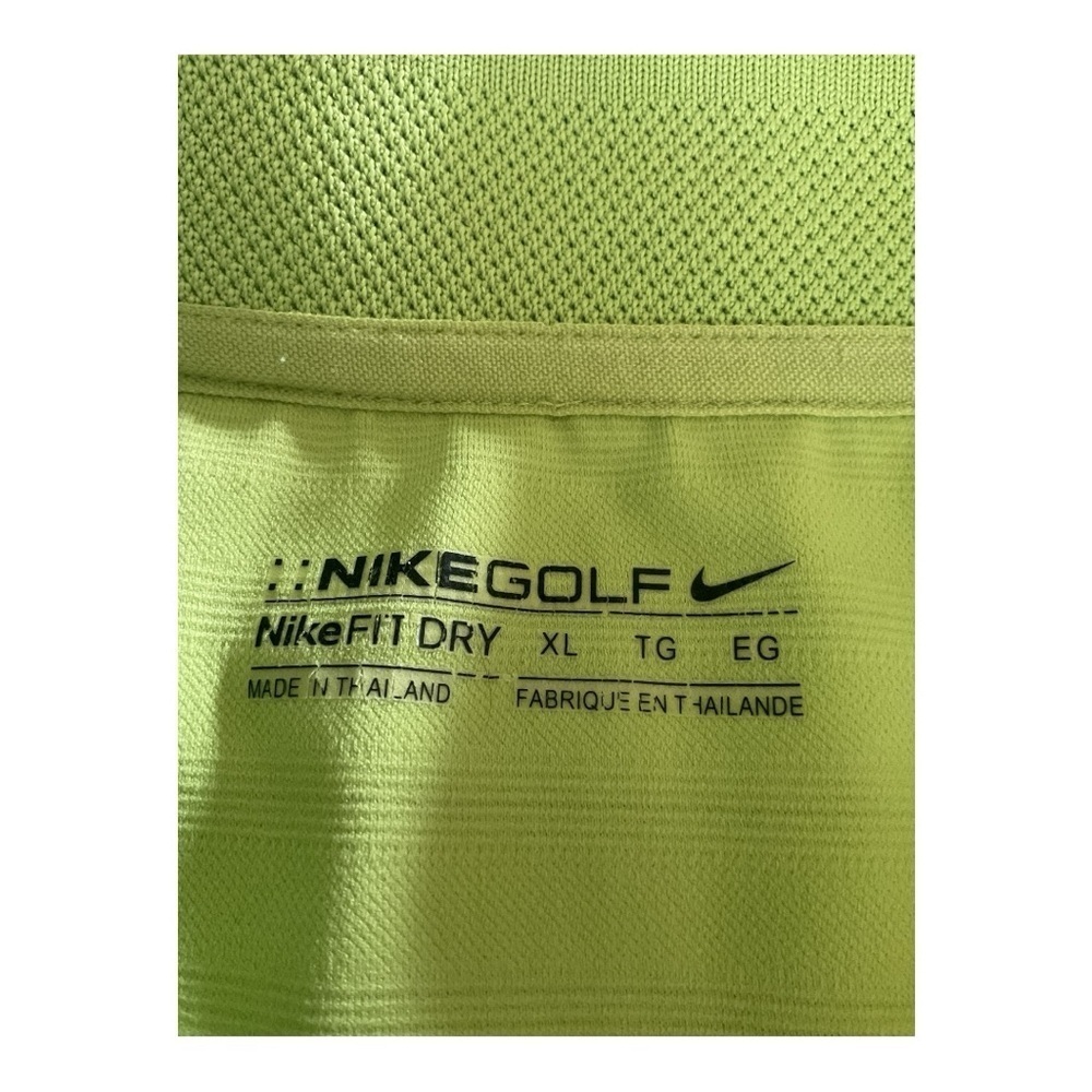 Nike Golf Dri-Fit Polo Shirt Green Stripe Men’s XL - Picture 5 of 6